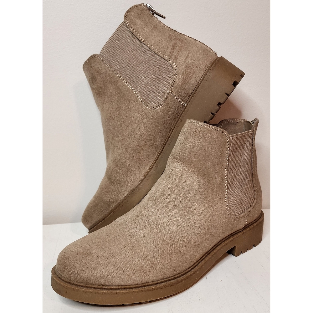 Espirit Tan Suede Boots - Picture 2 of 6